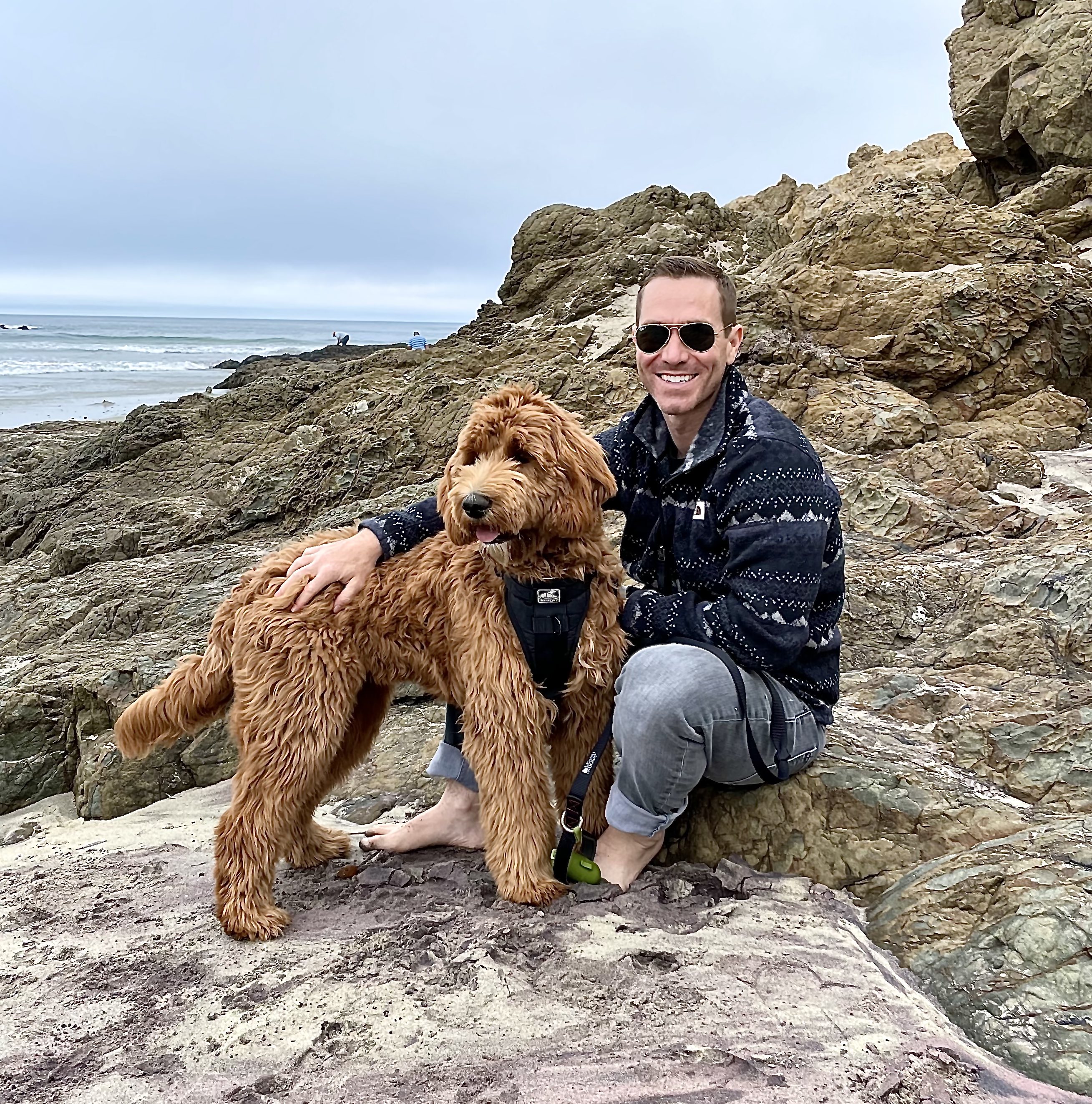 Dr. Jesse Dashe with his dog